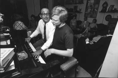  Gulda and Mulligan am Klavier1963 - copyright Lisl Steiner