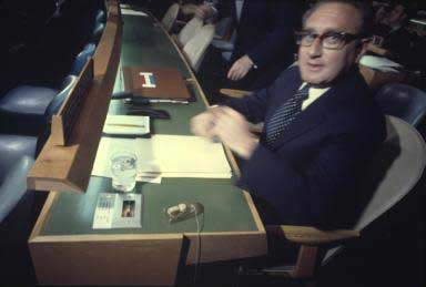 Henry Kissinger  UNO 1969-1977 - copyright Lisl Steiner