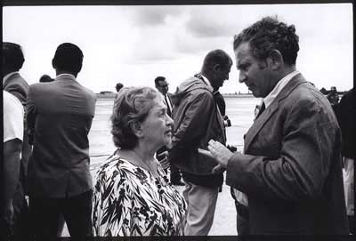 Norman Mailer and Mother - 1968 - copyright Lisl Steiner
