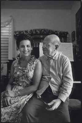 Pablo Casals and his Wife, Martita, 1960 - copyright Lisl Steiner