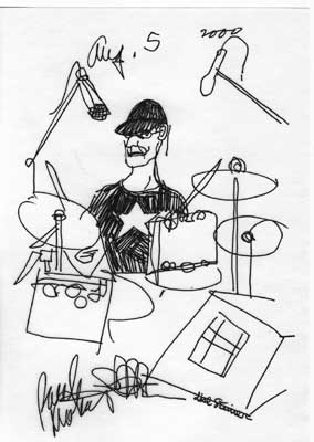 Lisl Steiner Sketch of Paul Motian