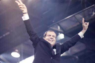Richard Nixon 1968 - copyright Lisl Steiner