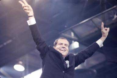 Richard Nixon 1968    - copyright Lisl Steiner